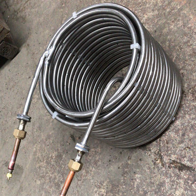 Daldırma Coiled Boru Eşanjör Wort Chiller Paslanmaz Çelik